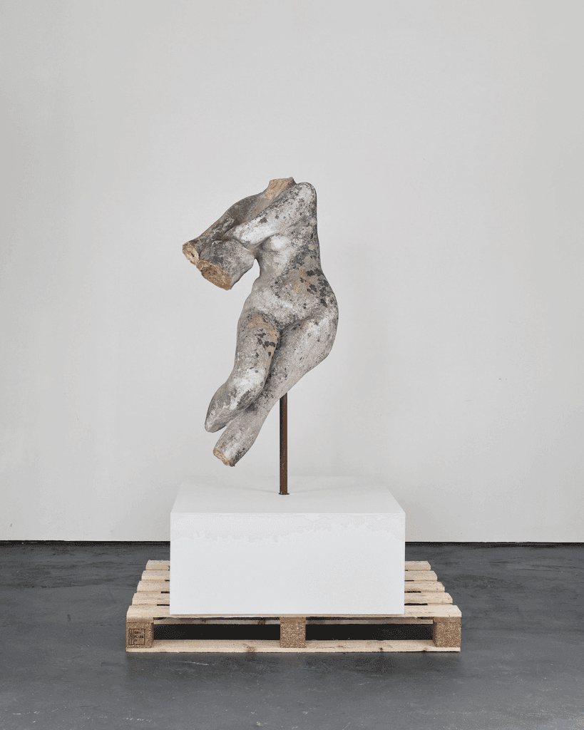 Incredible Catalan Life Size Stone Female Torso With Provenance