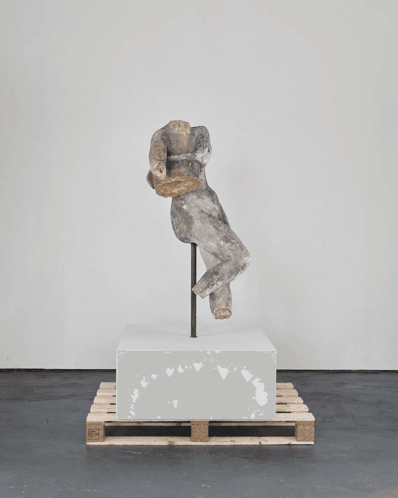 Incredible Catalan Life Size Stone Female Torso With Provenance