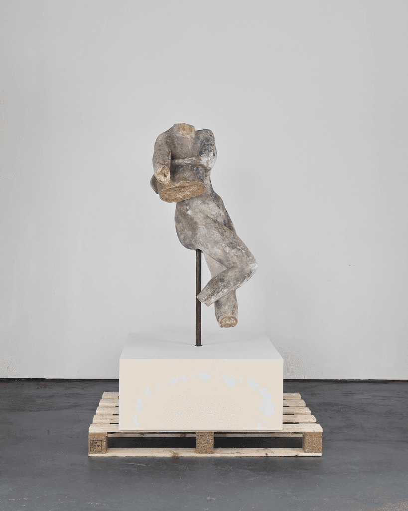 Incredible Catalan Life Size Stone Female Torso With Provenance