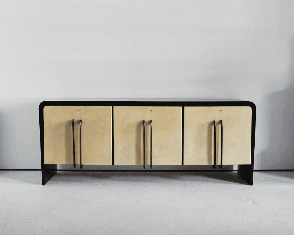 Large Italian Deco/Modernist Vellum Sideboard