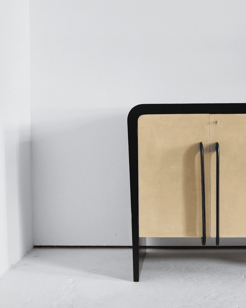 Large Italian Deco/Modernist Vellum Sideboard