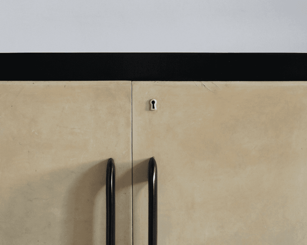 Large Italian Deco/Modernist Vellum Sideboard