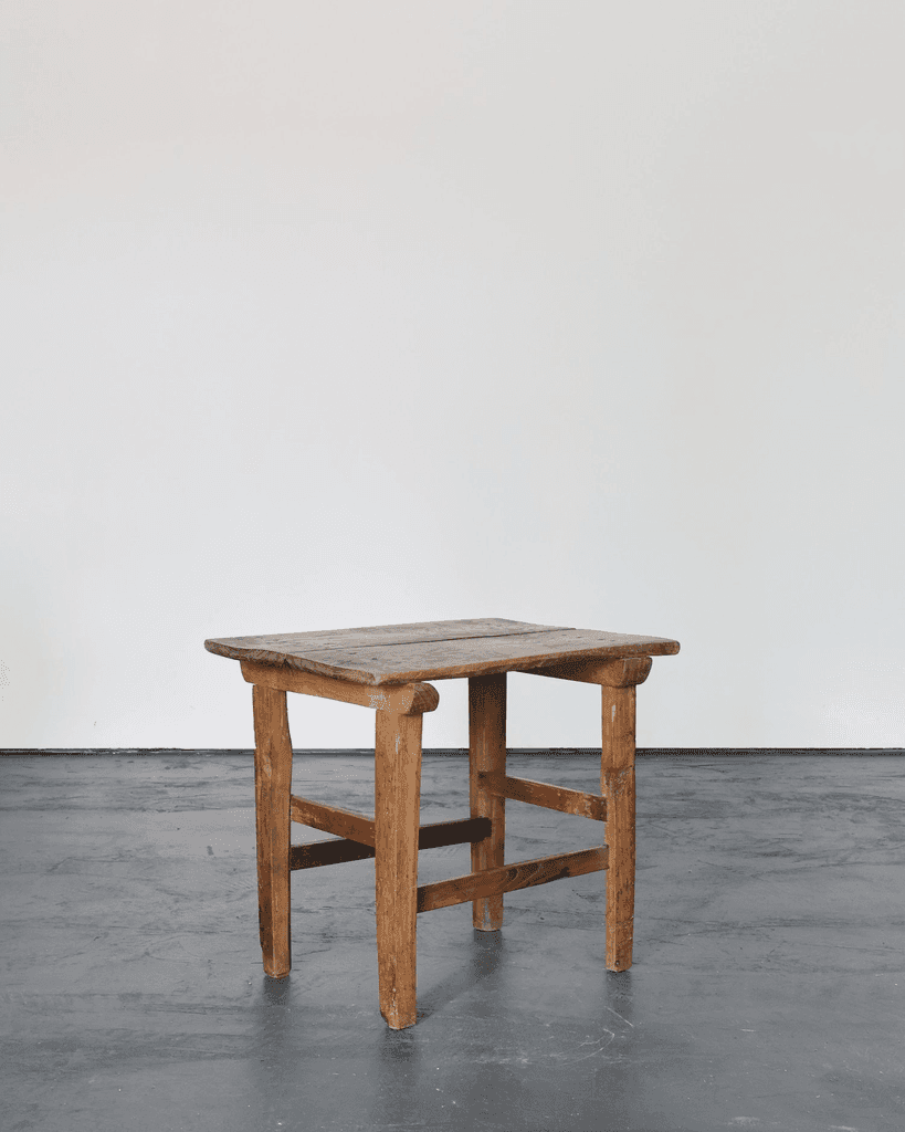 Primitive Portuguese 19Th C. Side/Lamp Table