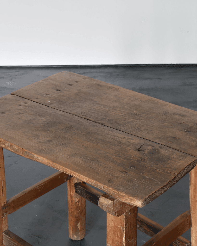 Primitive Portuguese 19Th C. Side/Lamp Table