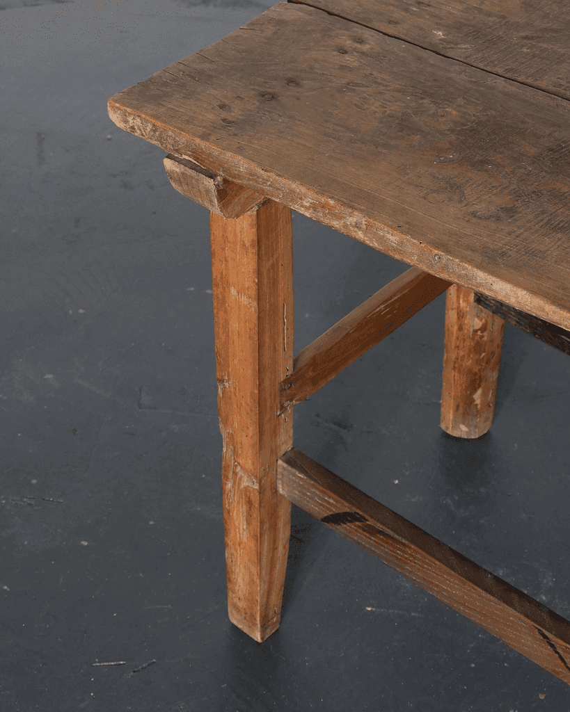 Primitive Portuguese 19Th C. Side/Lamp Table
