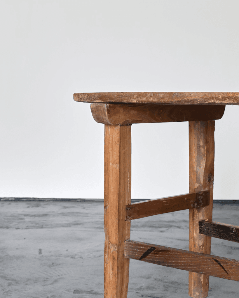 Primitive Portuguese 19Th C. Side/Lamp Table