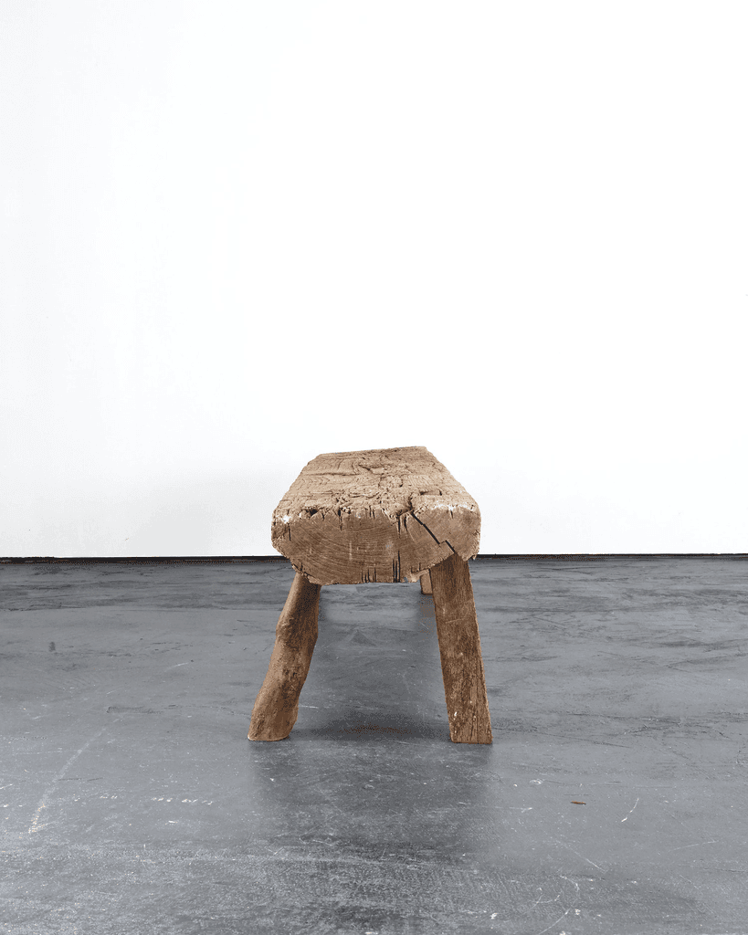 Large 19th C. Primitive Portuguese Bench