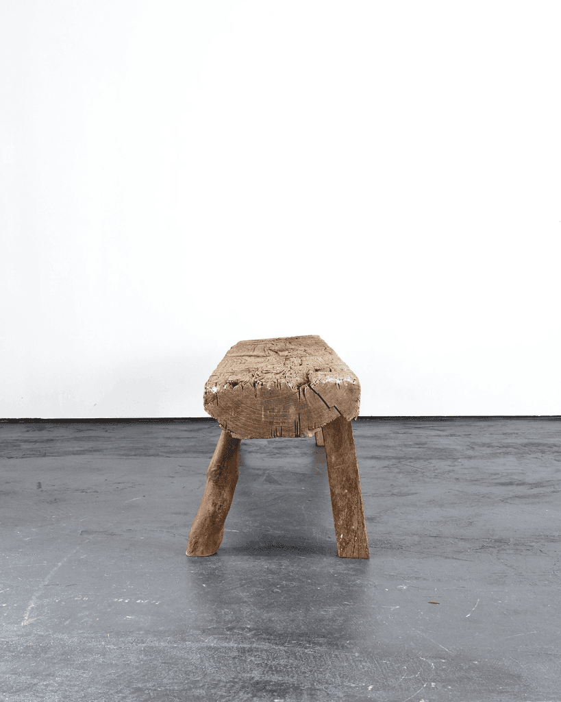 Large 19th C. Primitive Portuguese Bench