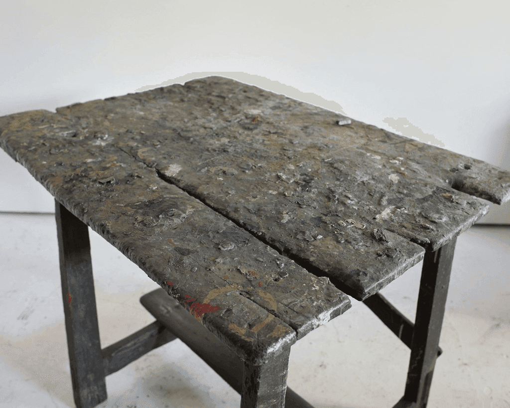 19Th C. Catalan Artist Table
