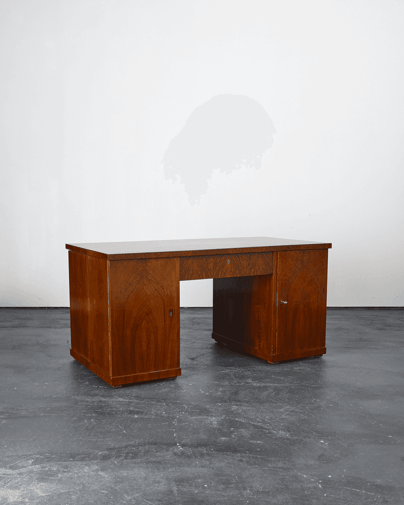 C.1930s Czech Deco Pedestal Desk