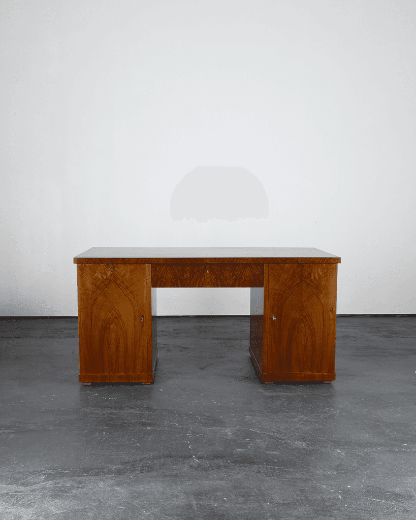 C.1930s Czech Deco Pedestal Desk