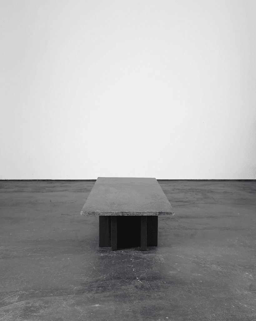 Primitive Spanish Stone & Chestnut Coffee Table