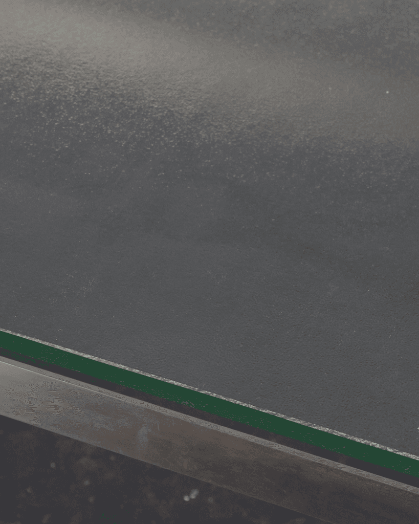 French C.1960s Nickel & Cast Glass Coffee Table