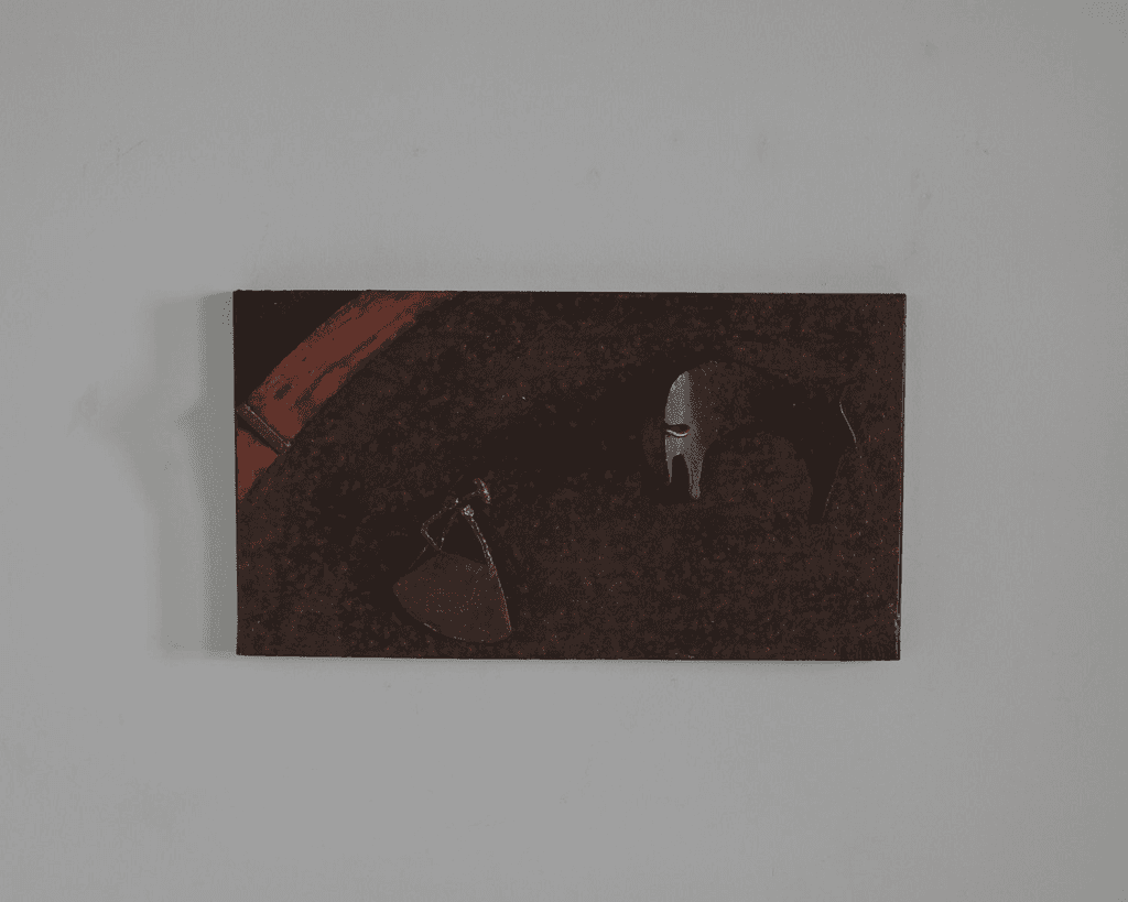 Spanish C.1960S Textured Iron Wall Relief