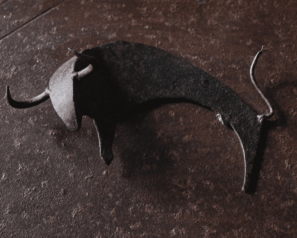 Spanish C.1960S Textured Iron Wall Relief