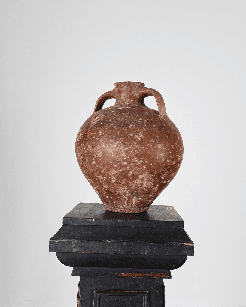 Incredible 18th C. Terracotta Vessel From Calanda, Spain