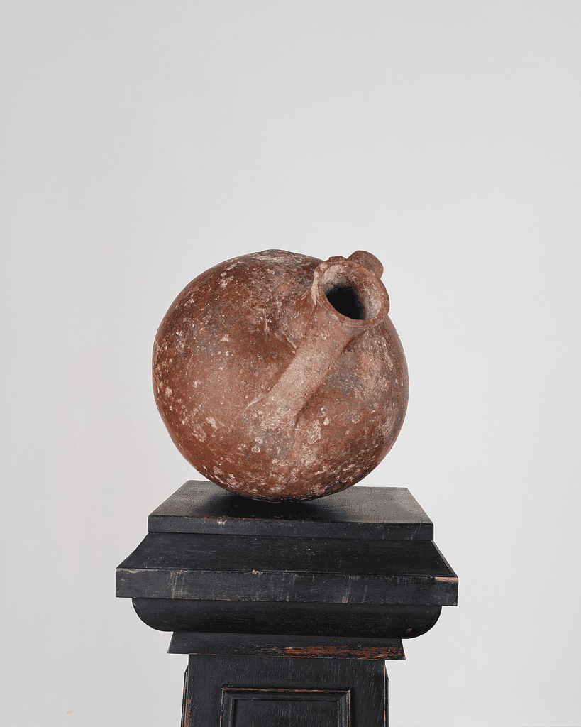 Incredible 18th C. Terracotta Vessel From Calanda, Spain
