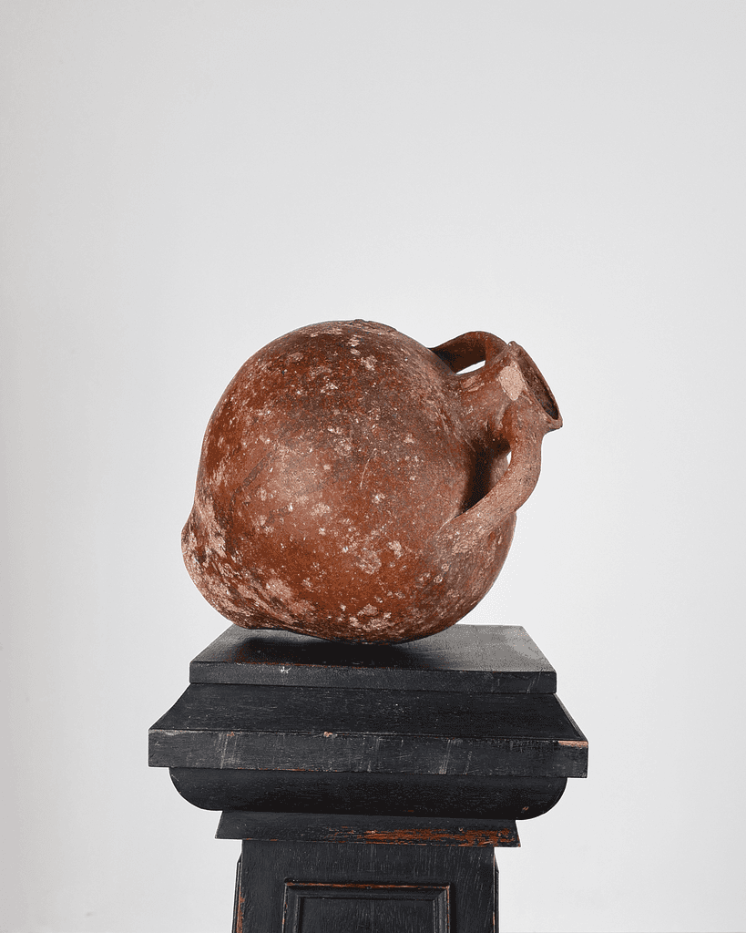 Incredible 18th C. Terracotta Vessel From Calanda, Spain