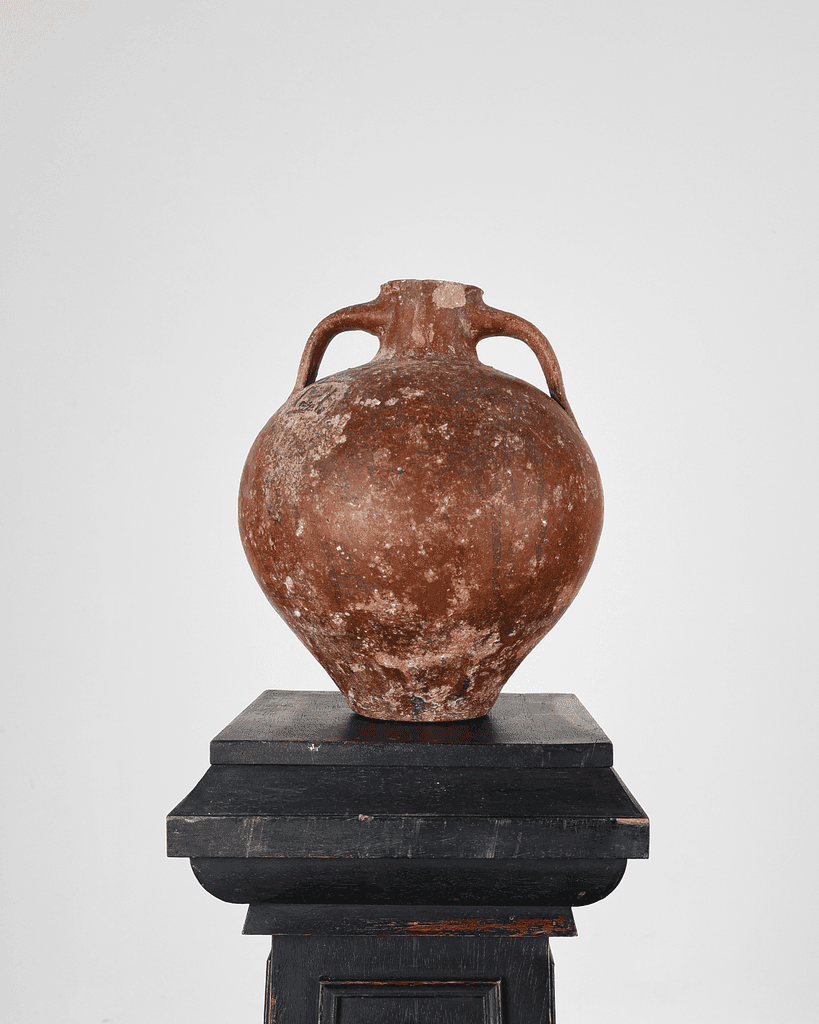 Incredible 18th C. Terracotta Vessel From Calanda, Spain