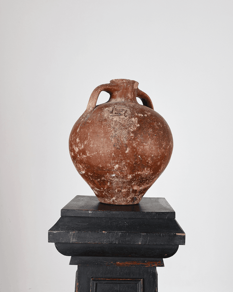 Incredible 18th C. Terracotta Vessel From Calanda, Spain
