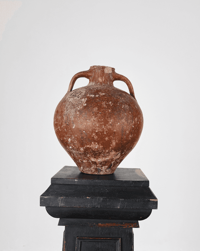 Incredible 18th C. Terracotta Vessel From Calanda, Spain