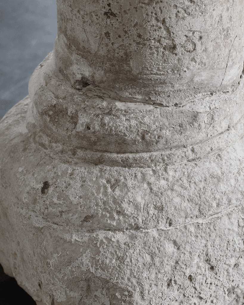 Incredible XL Late Medieval Carved Pedra de Ançã Portugese Column