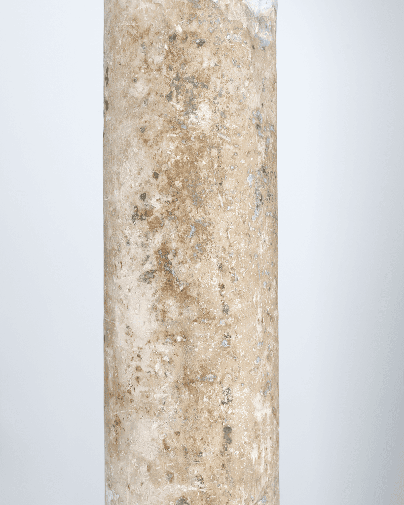 Incredible XL Late Medieval Carved Pedra de Ançã Portugese Column