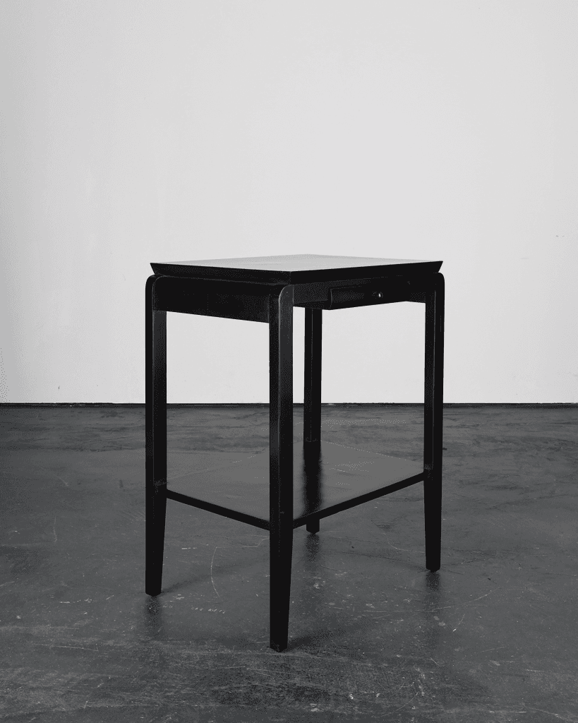 C.1930s Ebonised Modernist Console/Hall Table