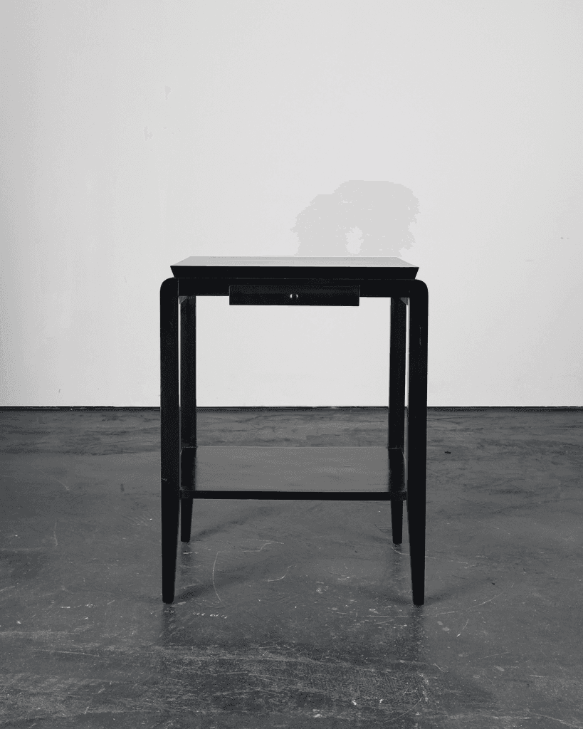C.1930s Ebonised Modernist Console/Hall Table