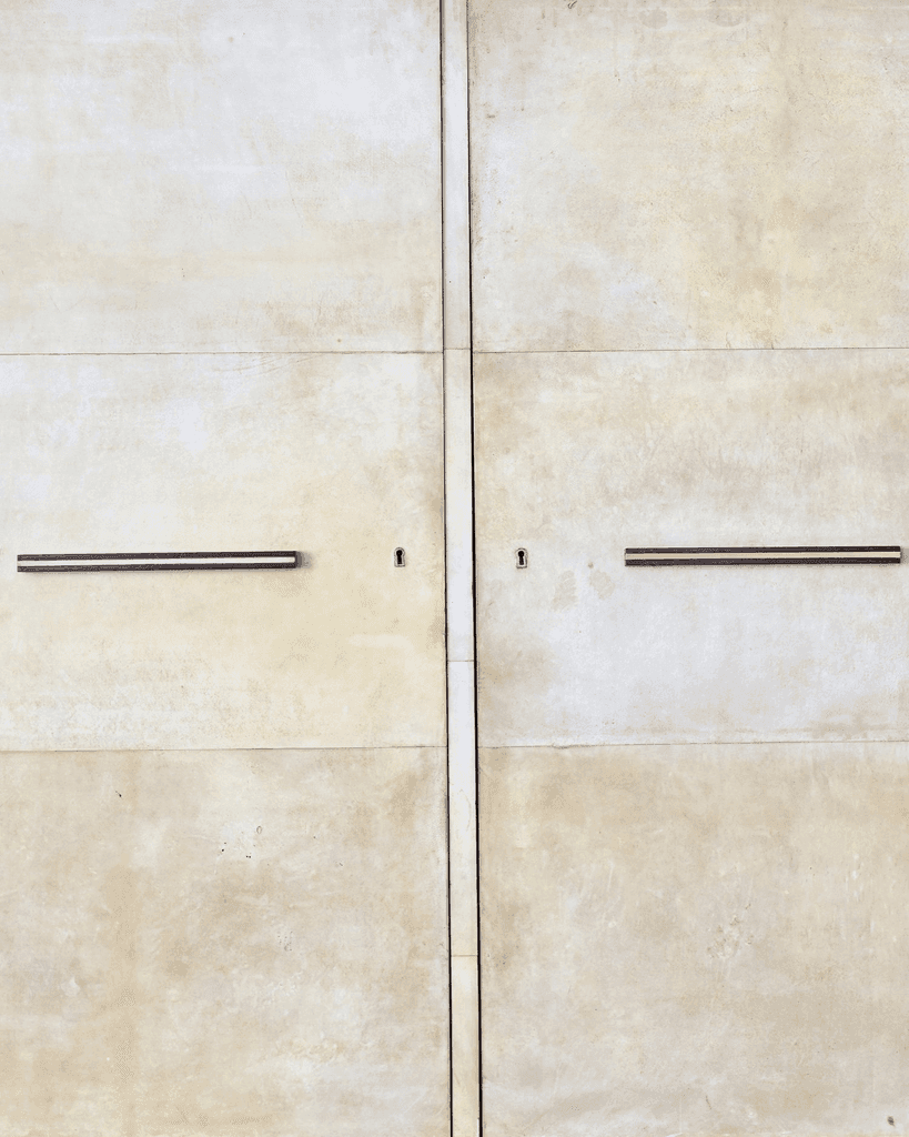 Exceptional Italian Modernist C.1940s Vellum Wardrobe