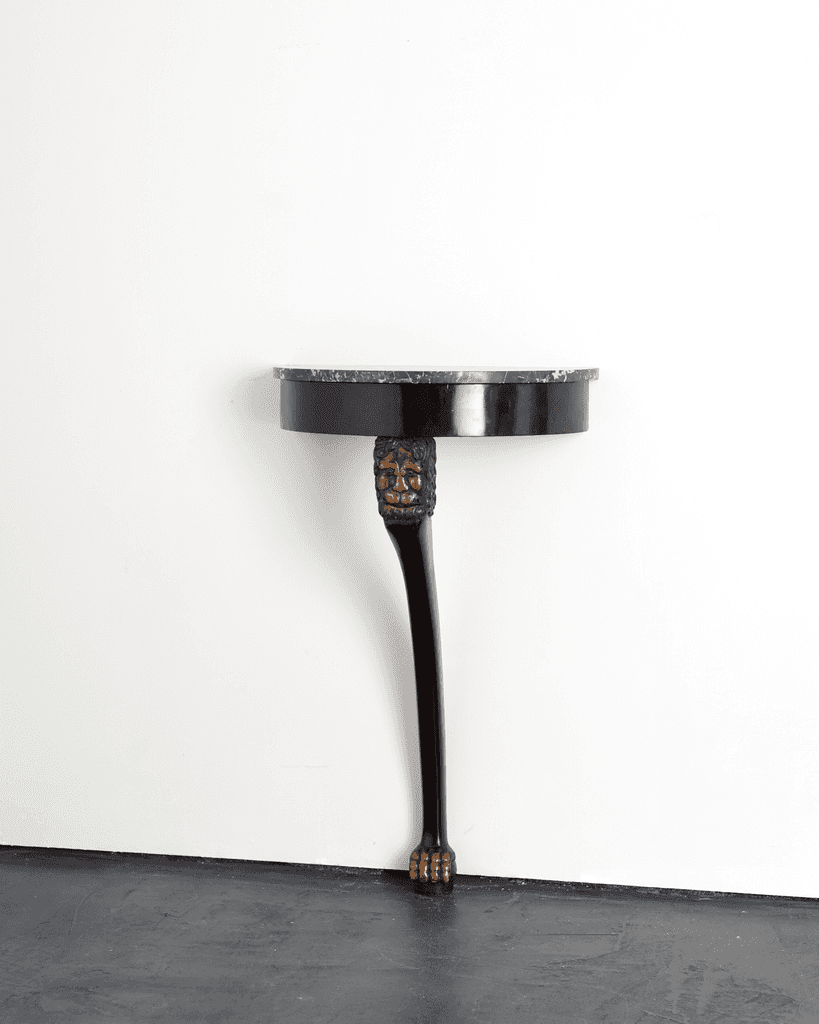 Exceptional Early 19th C. French Demi Lune Console