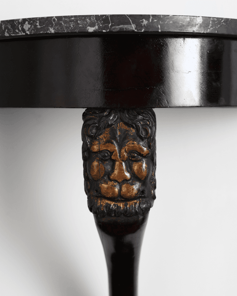 Exceptional Early 19th C. French Demi Lune Console