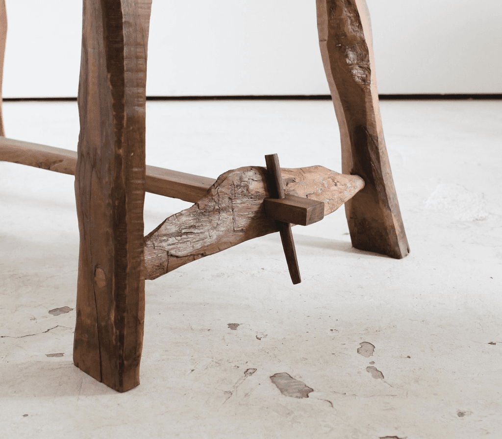 Primitivist Mallorcan Olive Wood Table