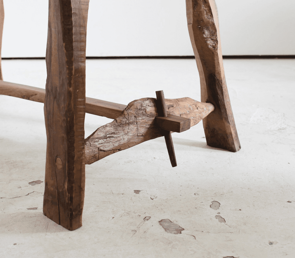 Primitivist Mallorcan Olive Wood Table