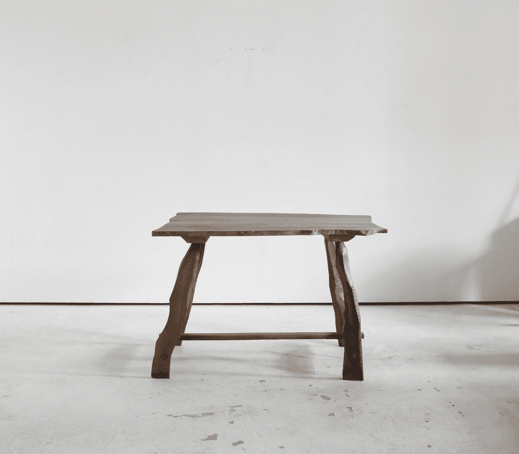 Primitivist Mallorcan Olive Wood Table