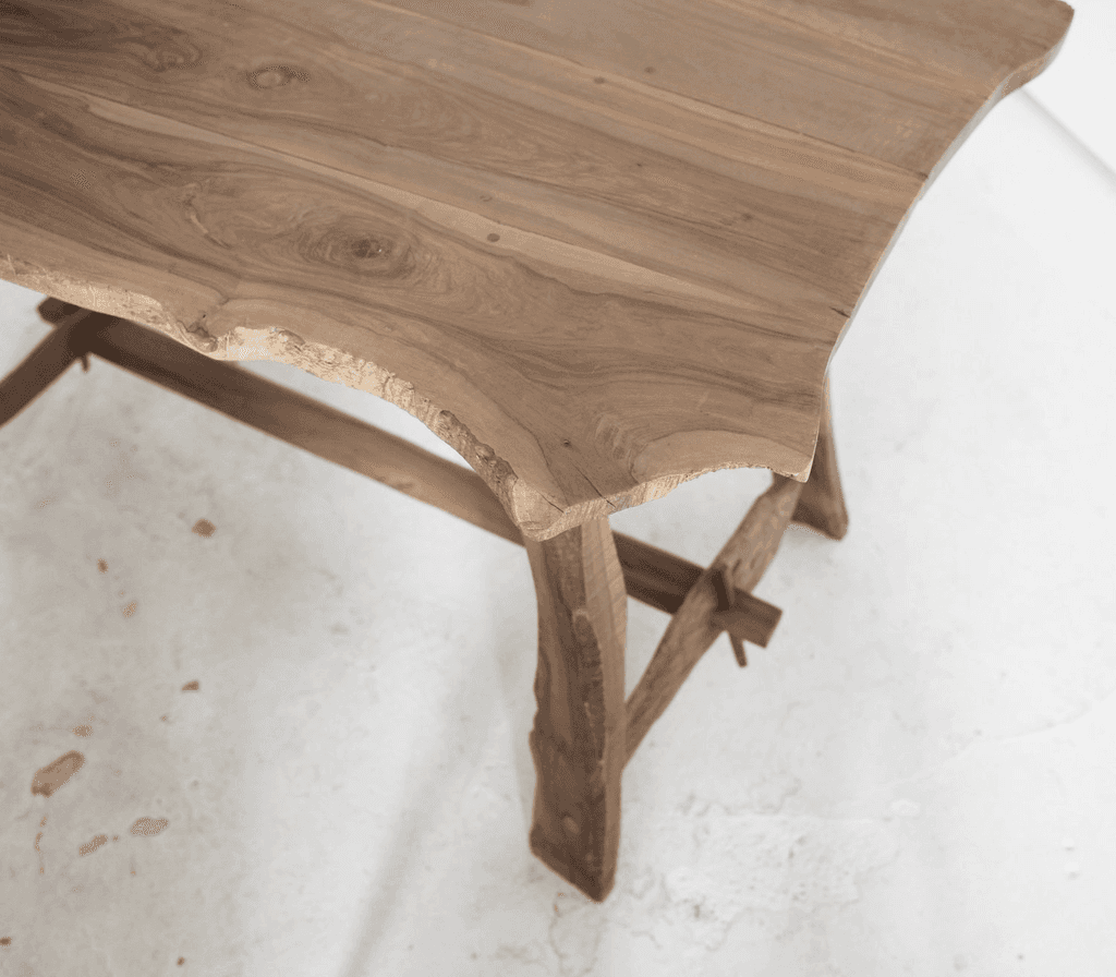 Primitivist Mallorcan Olive Wood Table