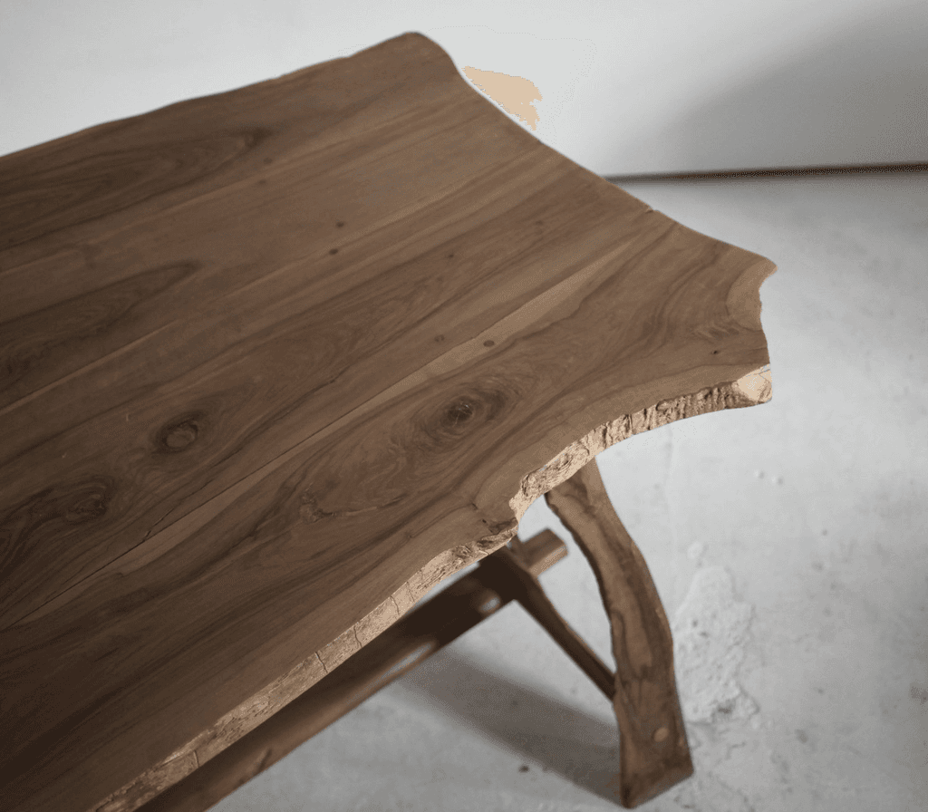 Primitivist Mallorcan Olive Wood Table
