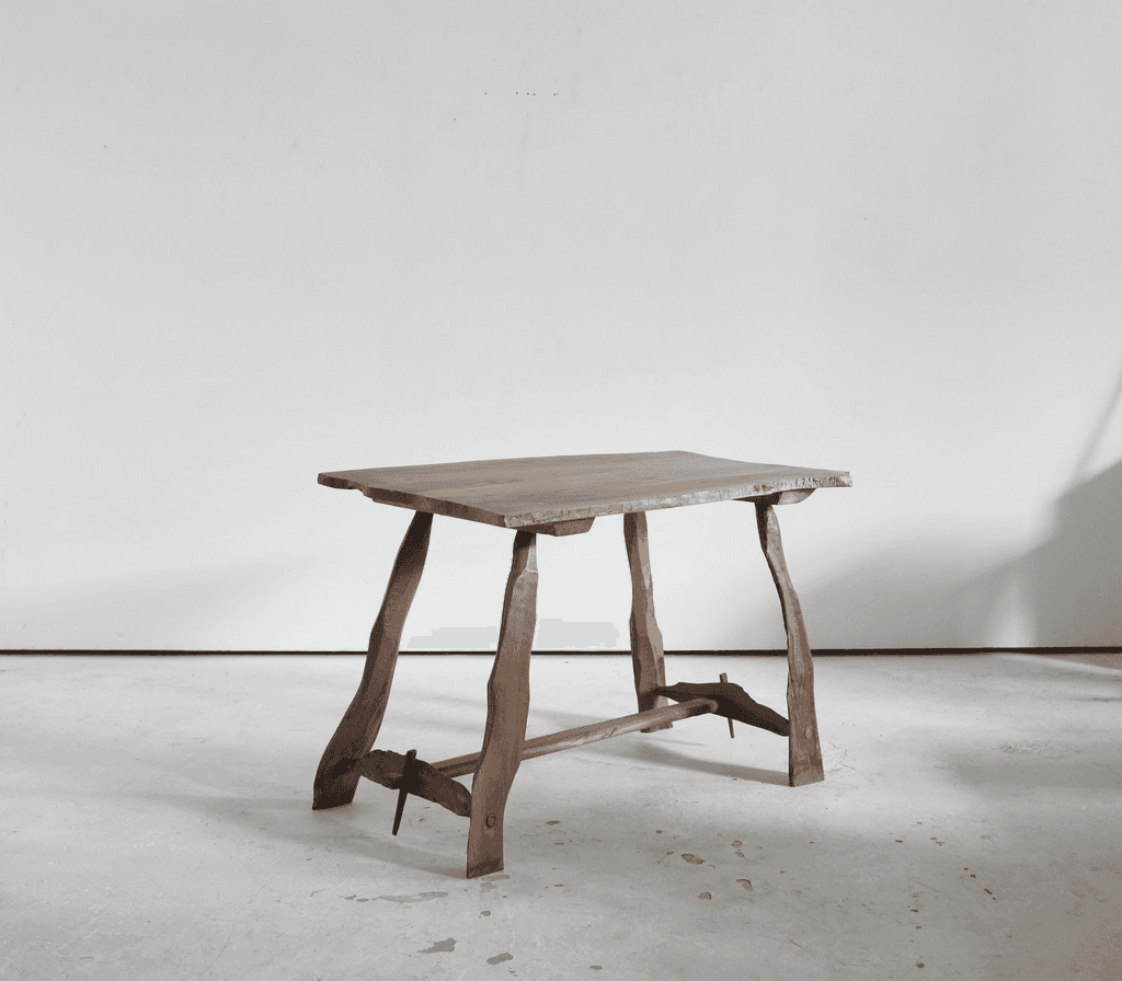 Primitivist Mallorcan Olive Wood Table