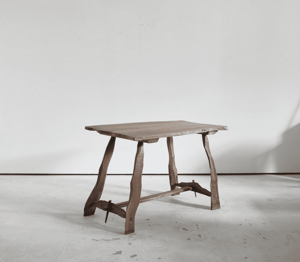 Primitivist Mallorcan Olive Wood Table