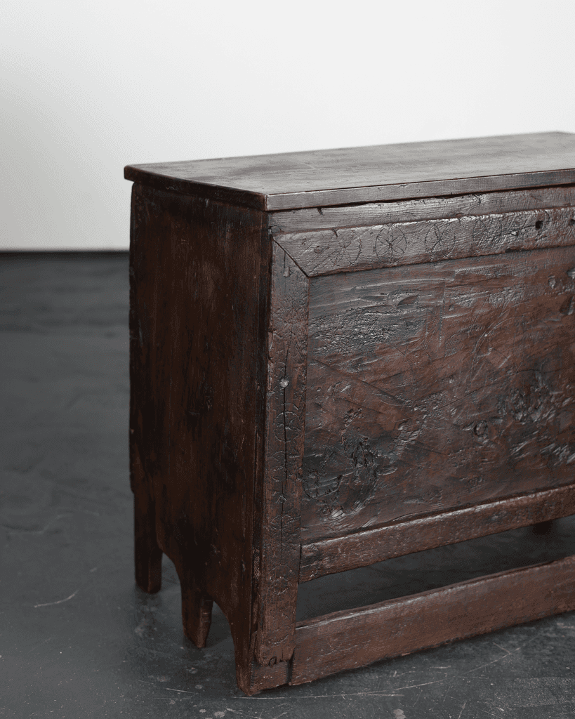 Primitive Transylvanian Mountain Coffer/Side Table