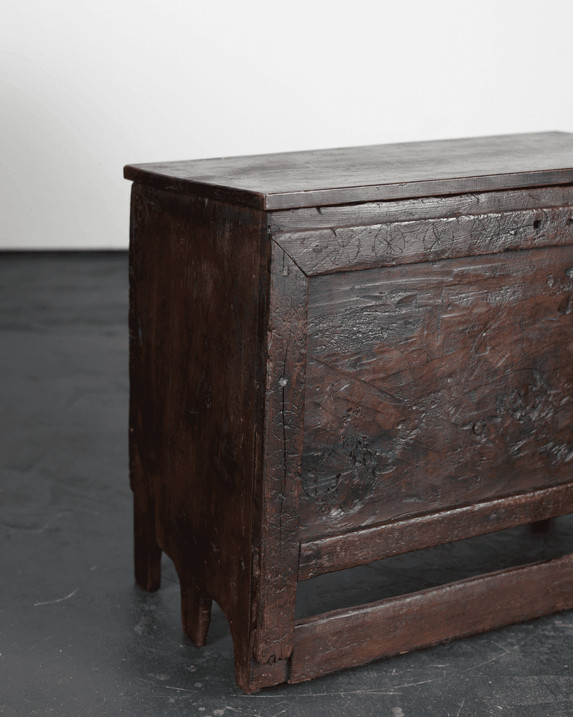 Primitive Transylvanian Mountain Coffer/Side Table
