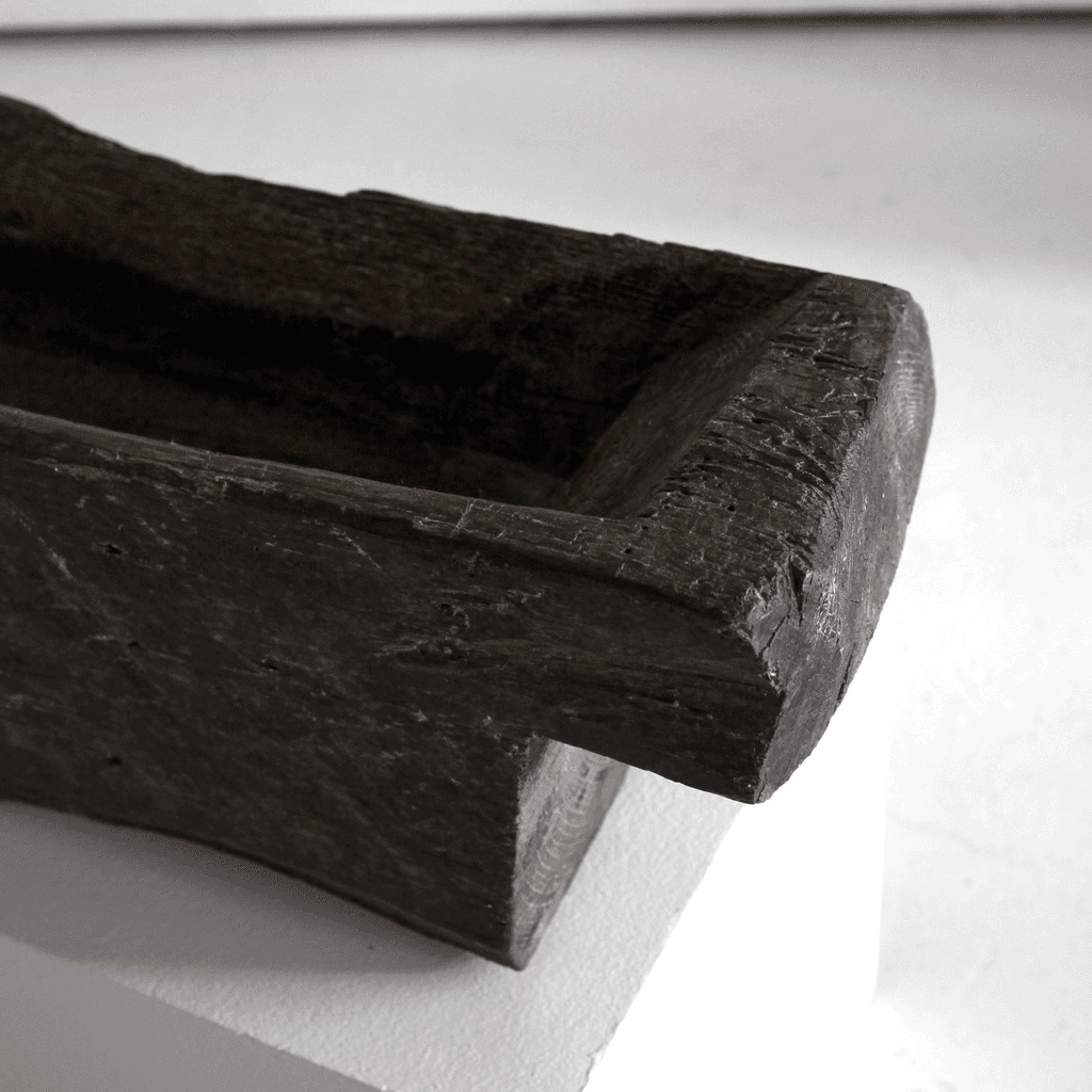 Primitive 19Th C. Spanish Dug-Out Planter