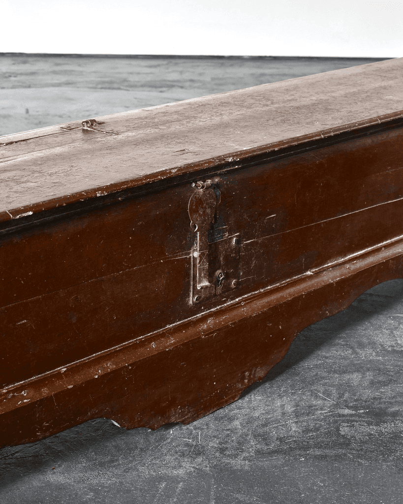 XXL 18th C. Catalan Coffer/Bench