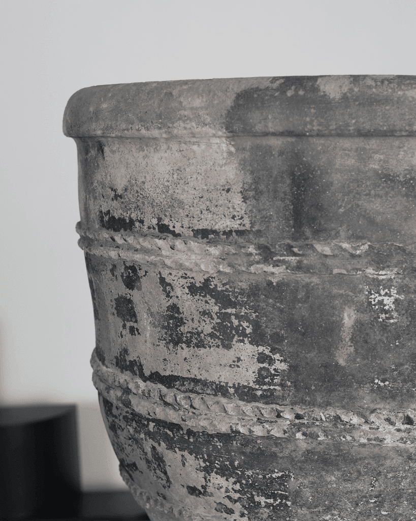 A Large Early 19th C. Black Catalan Cosi Pot