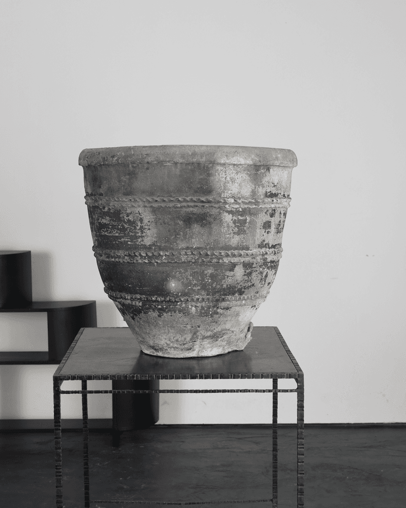 A Large Early 19th C. Black Catalan Cosi Pot