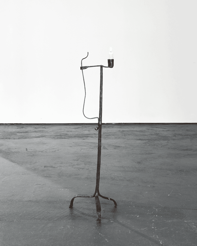 A Large Early 18th C.French Rush Light/candle holder