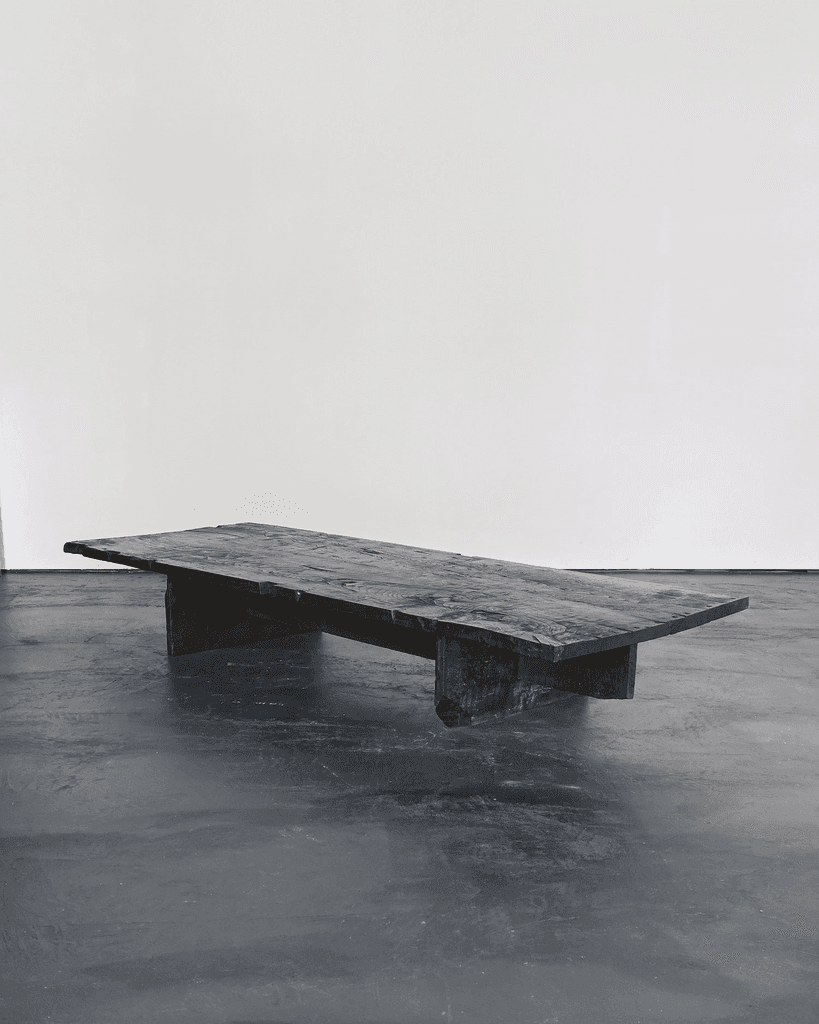 XXL Primitive Low Table In 18th C. Portuguese Chestnut