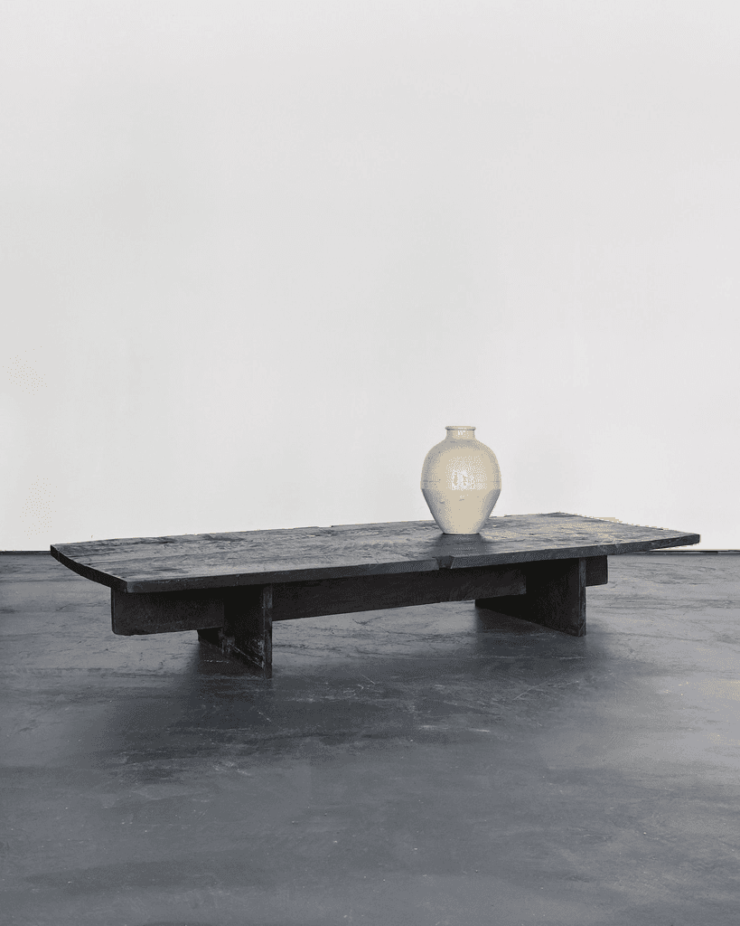 XXL Primitive Low Table In 18th C. Portuguese Chestnut