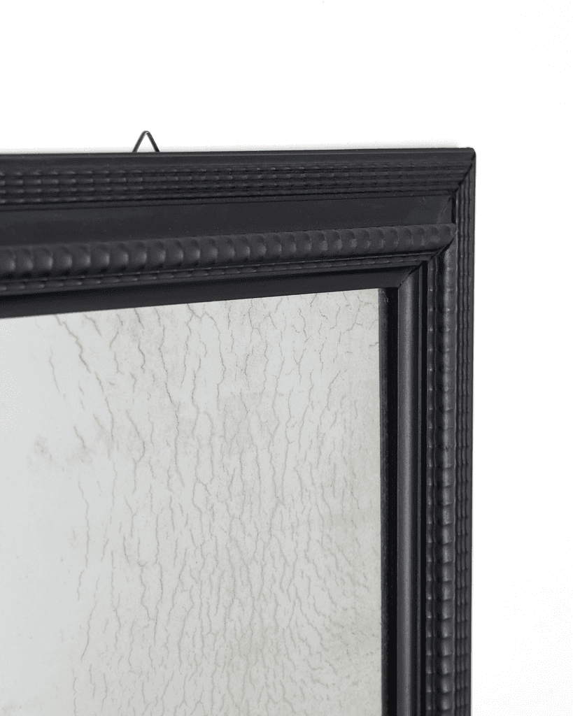 Early 19th C. Ebonised Tuscan Ripple Mirror