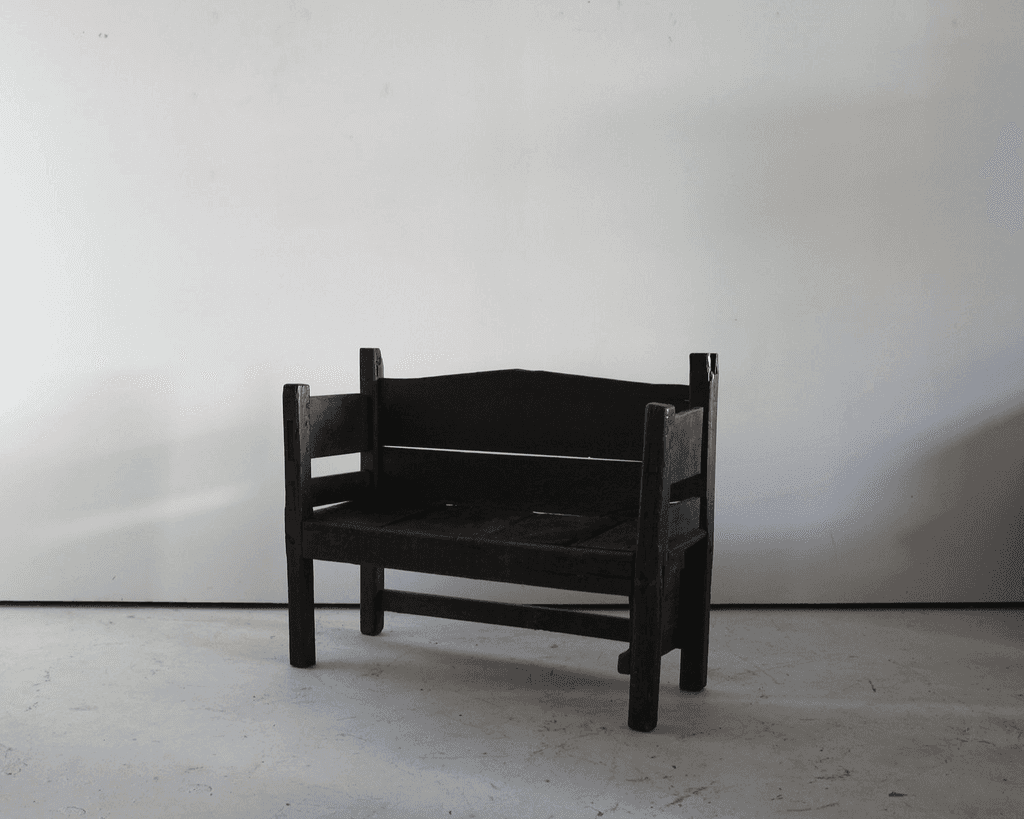 Primitive 18Th C. Portuguese Chestnut Bench